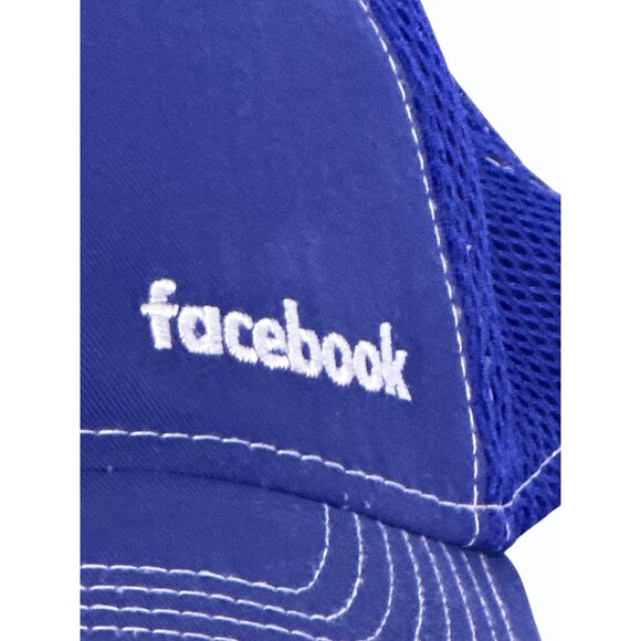 NEW ERA 39/Thirty Medium/Large Denim FB Logo Baseball Cap Cotton / Mesh - Picture 5 of 8